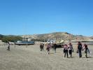 Puerto Piramides (Walking to the whale-watching boats.) - Vald�s Peninsula, Argentina