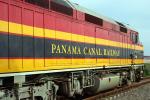 Panama canal railroad locomotive