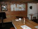 Yavari (Ship interior and noticeboard.) - Lake Titicaca, Peru