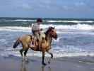 Riding on the beach - North of Punta, Uruguay