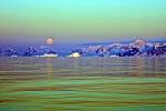 Moonrise - Antarctic Peninsula and the Shetland Islands, Antarctica