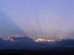 Sunset over the Uco valley