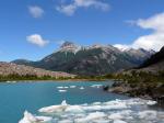 Icebergs from the Torrecillas glacier in Los Alerces