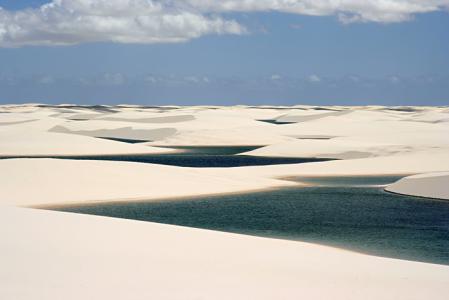 Endless sand dunes