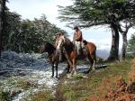 Riding in Torres del Paine