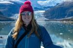 Hannah at Pia glacier