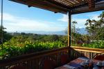 View from the restaurant at Finca Rosa Blanca