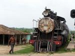 Steam train at sugar mill