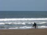 Bicycle on the beach in El Salvador