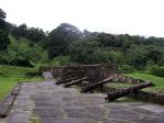 Cannons at one of the forts surrounding Portobelo.