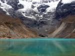Glacier lake below Humantay